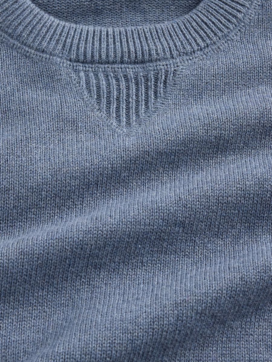 Maglione blu in cotone per bambino Bambino_4