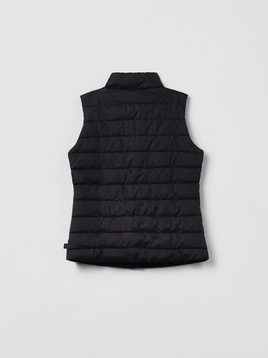 Quilted full-zip gilet Girl_1