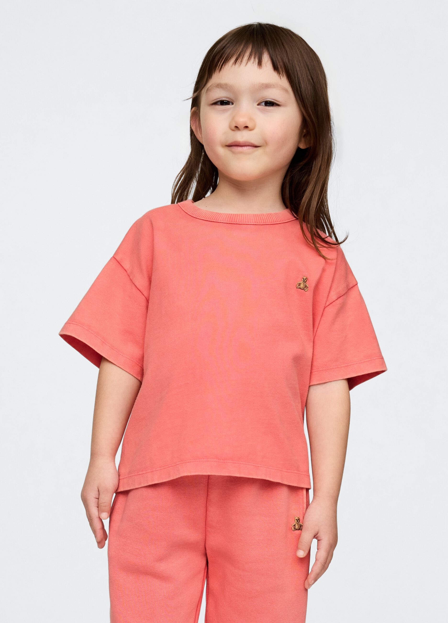 T-shirt arancione da bambino_1
