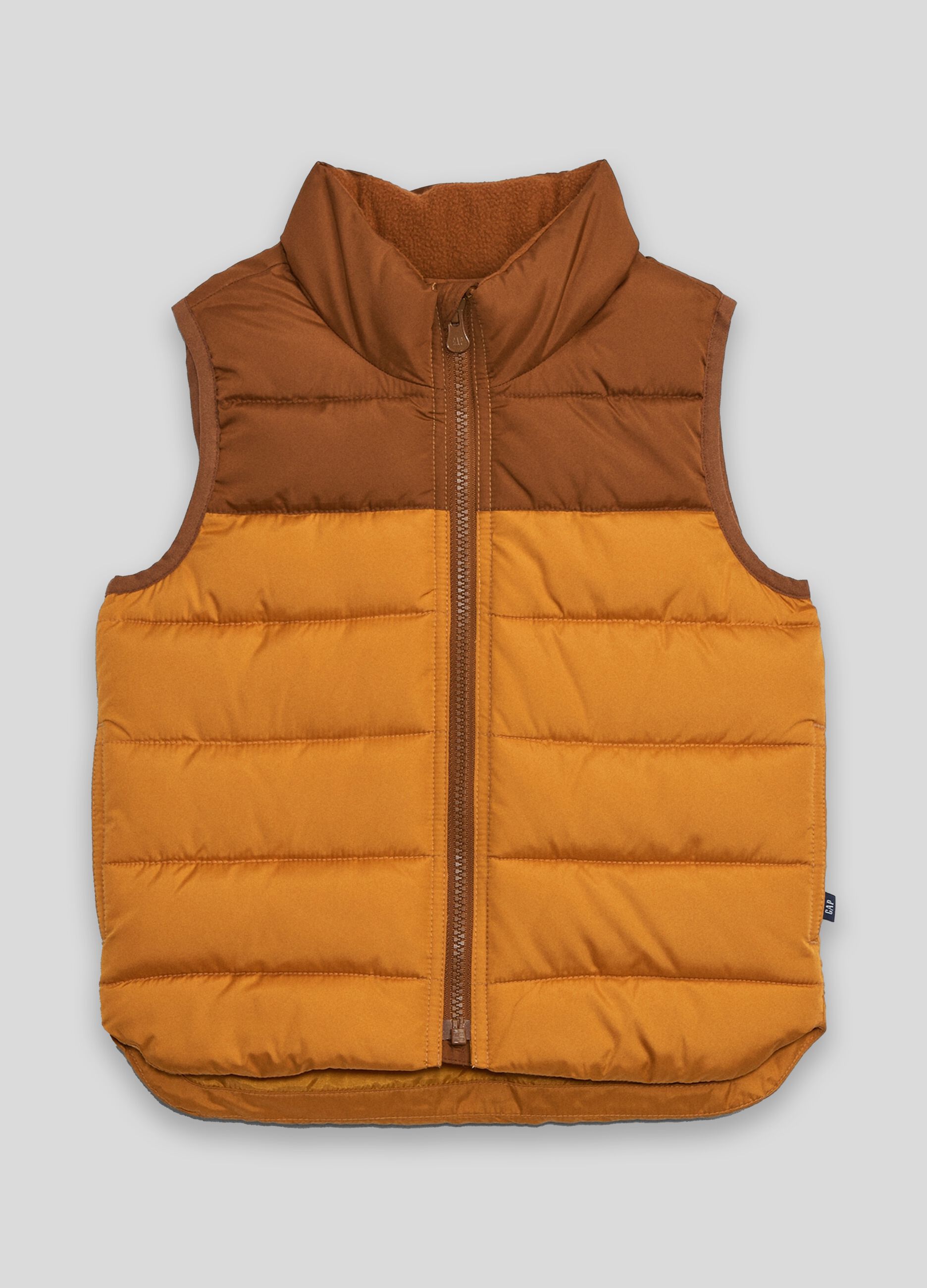 Quilted two-tone gilet