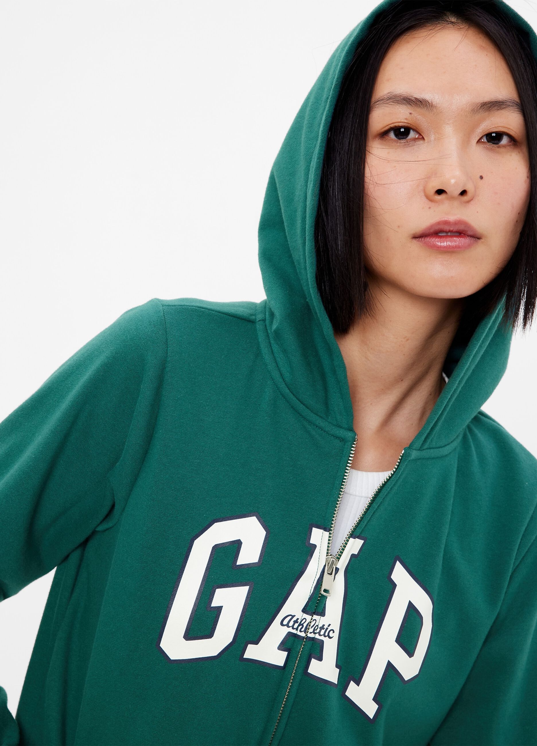 Full-zip con cappuccio e stampa logo_2