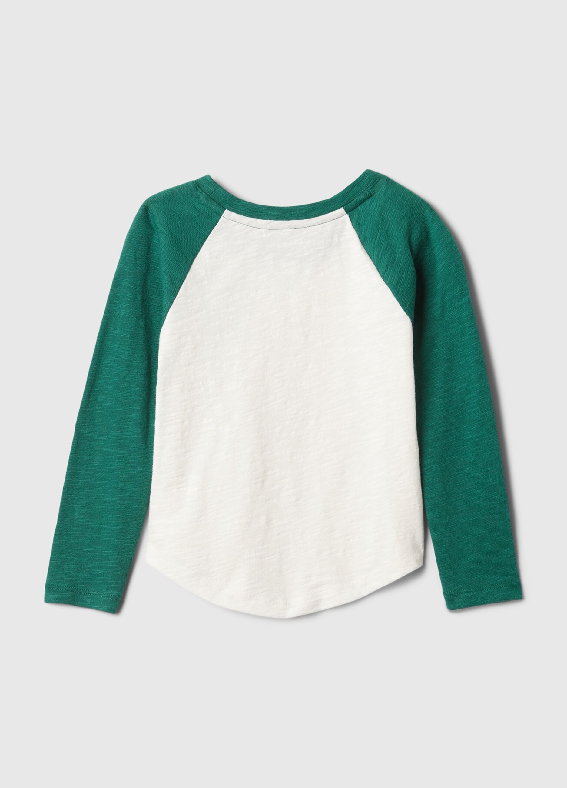 Long-sleeved T-shirt with teddy bear print_1