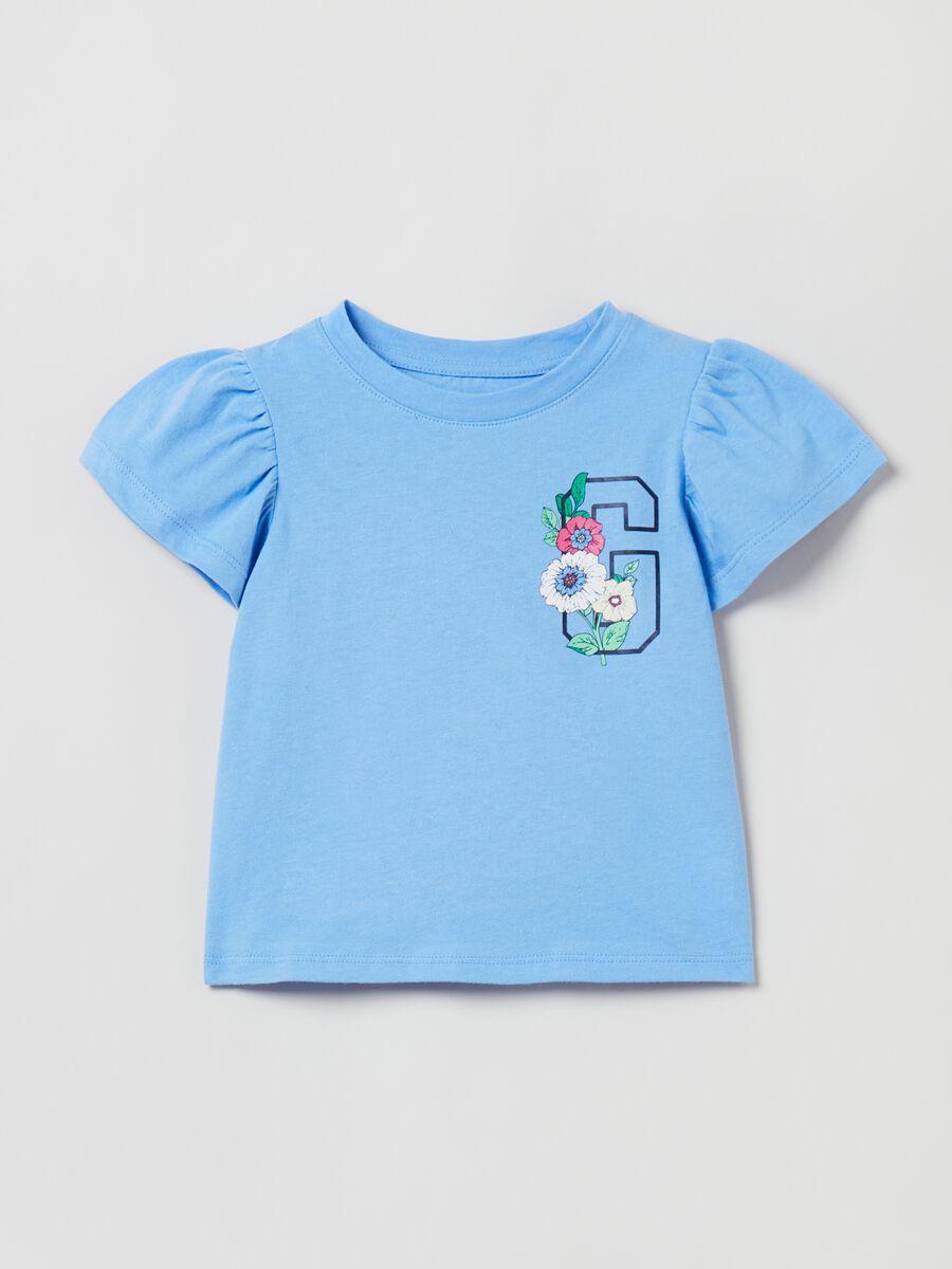 Organic cotton T-shirt with print Toddler Girl_0