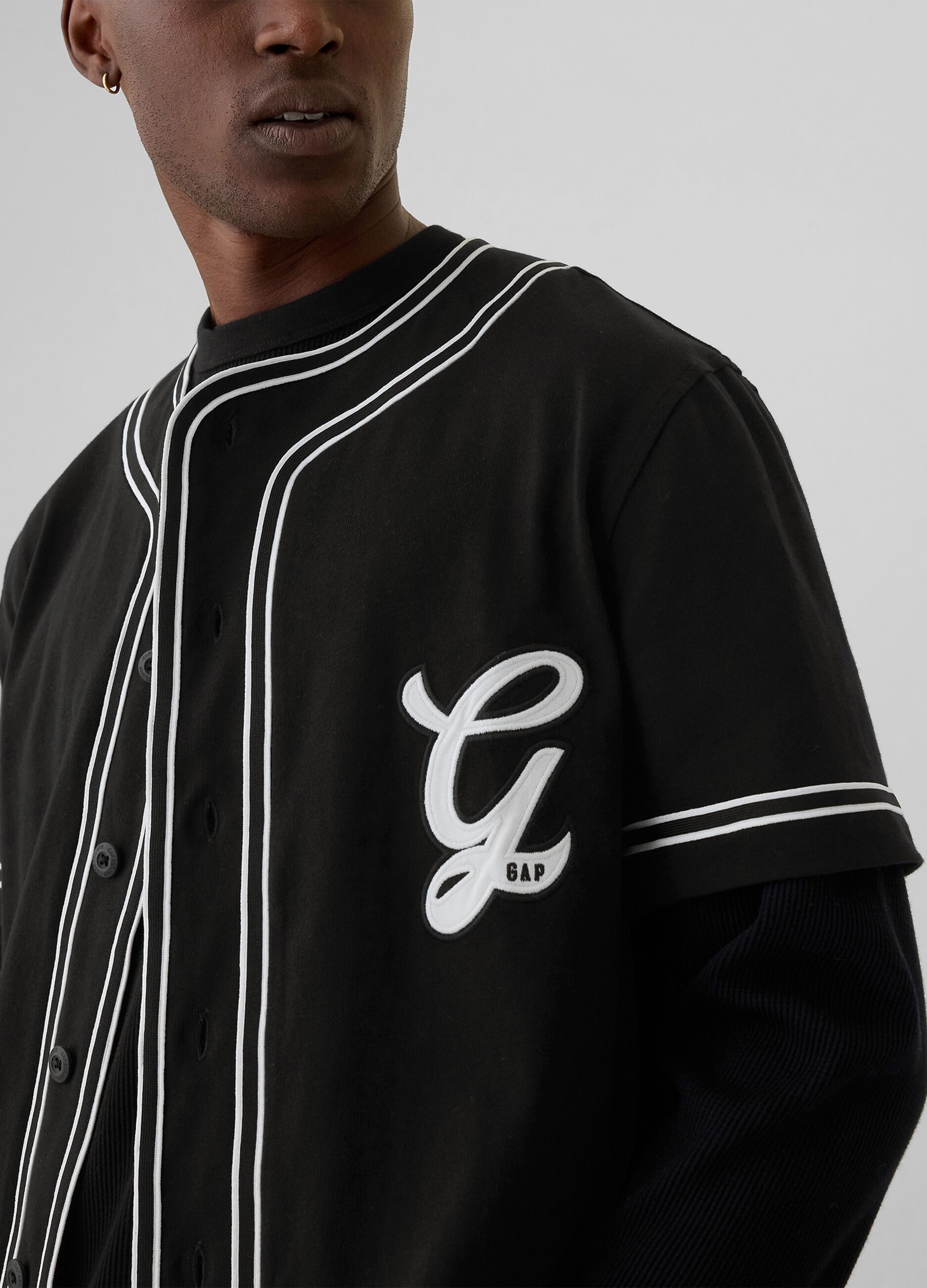 Camicia baseball con profili rigati_3