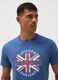 T-shirt girocollo con stampa Union Jack_1