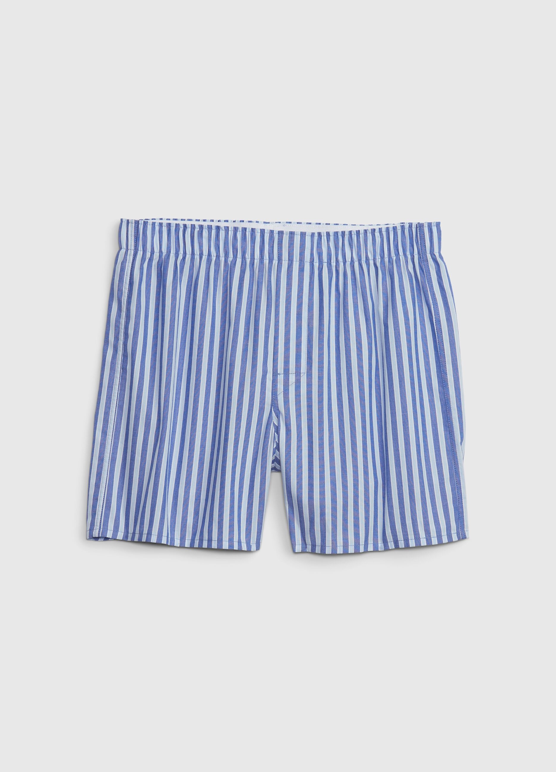 Cotton boxer shorts with all-over print