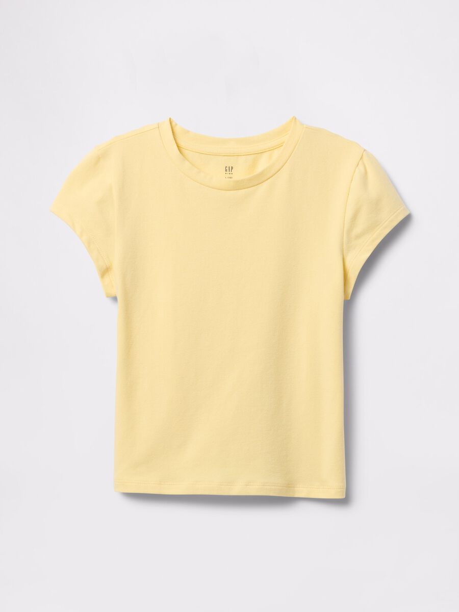 GAP Kids Yellow Short Sleeve T-shirt Girl_2