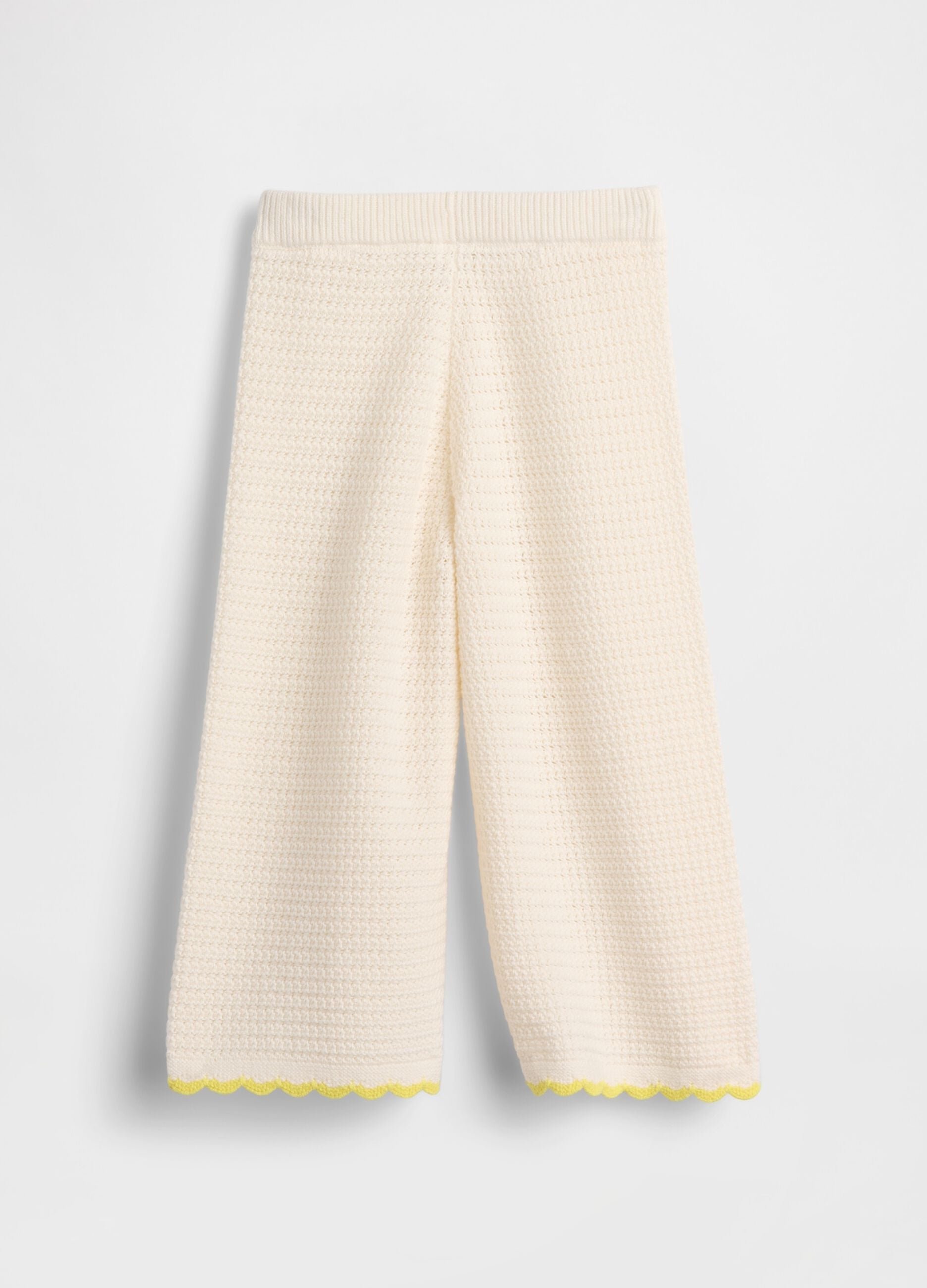 Pantaloni palazzo in puro cotone