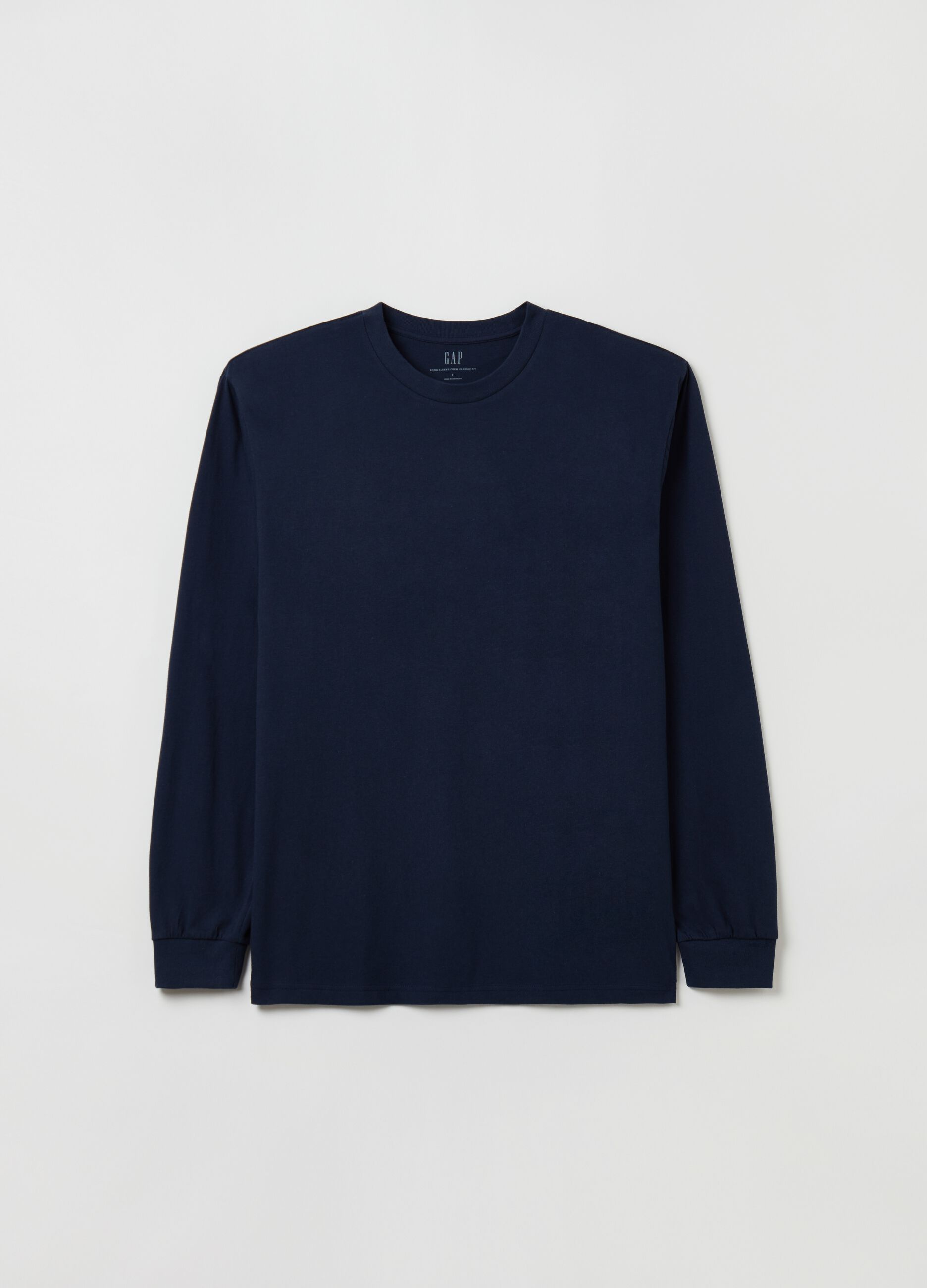 Organic cotton sweatshirt with round neck_1