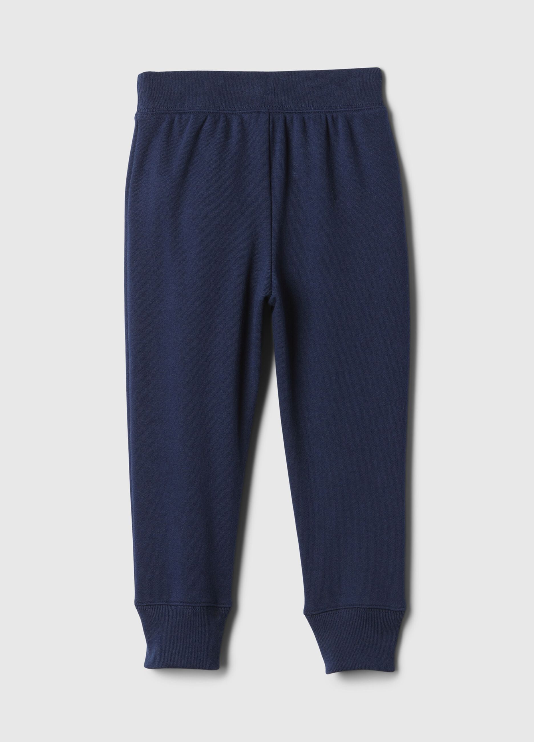 Joggers in felpa con stampa logo_1