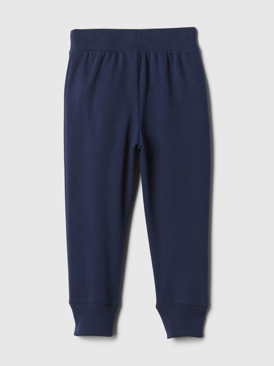 Fleece joggers with logo print Baby Girl_1