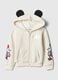 Full-zip sweatshirt with Minnie and Mickey Mouse print and hood_0