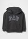 Felpa con logo GAP e cappuccio in misto cotone _0