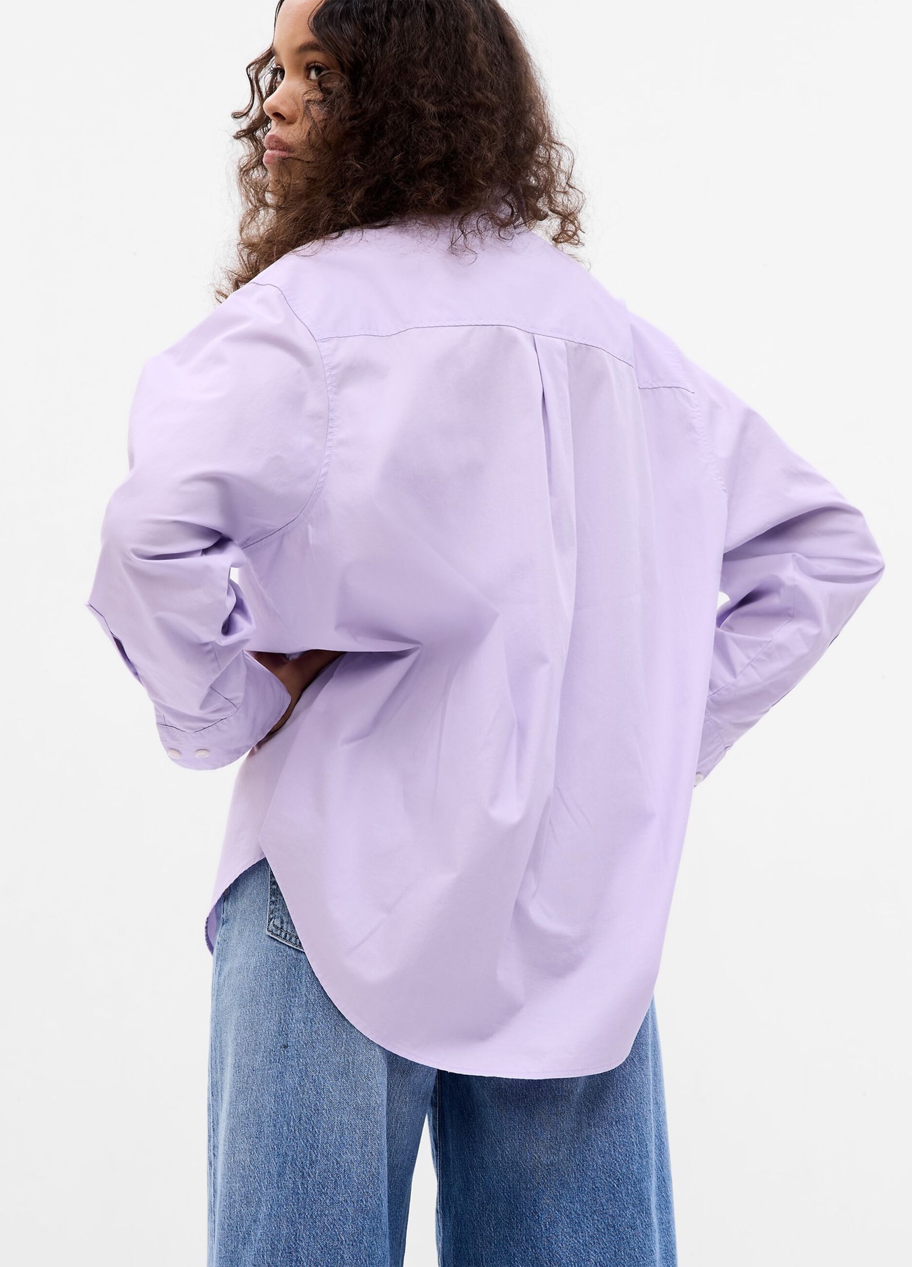 Camicia oversize in cotone_1