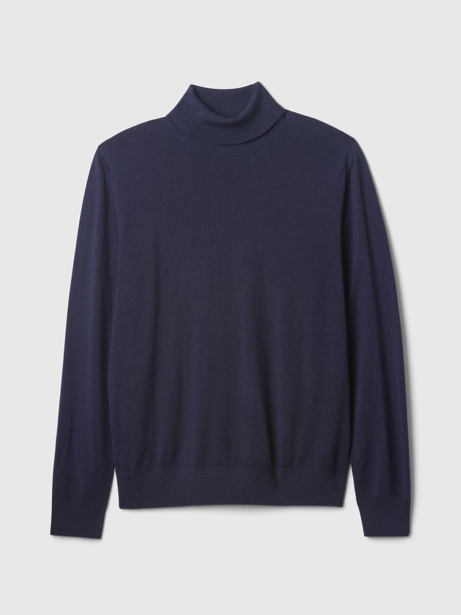 Pullover in lana merino a collo alto Uomo_3