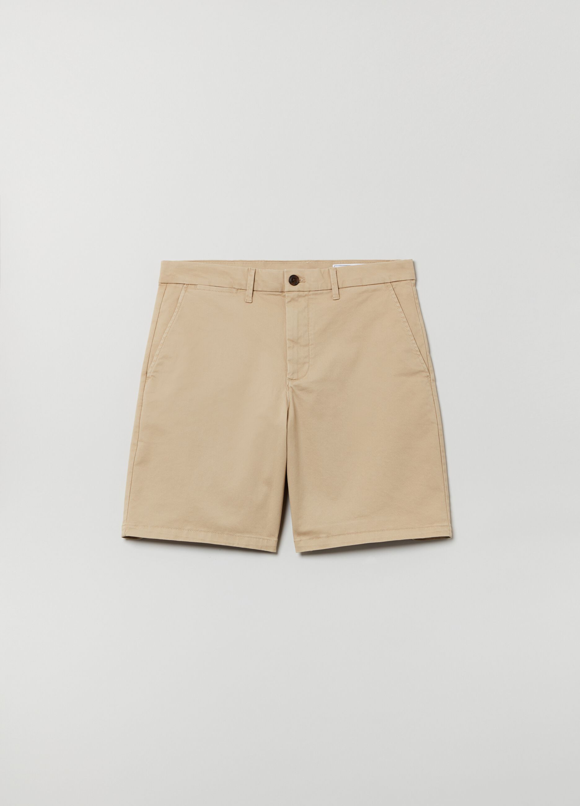 Shorts in stretch cotton