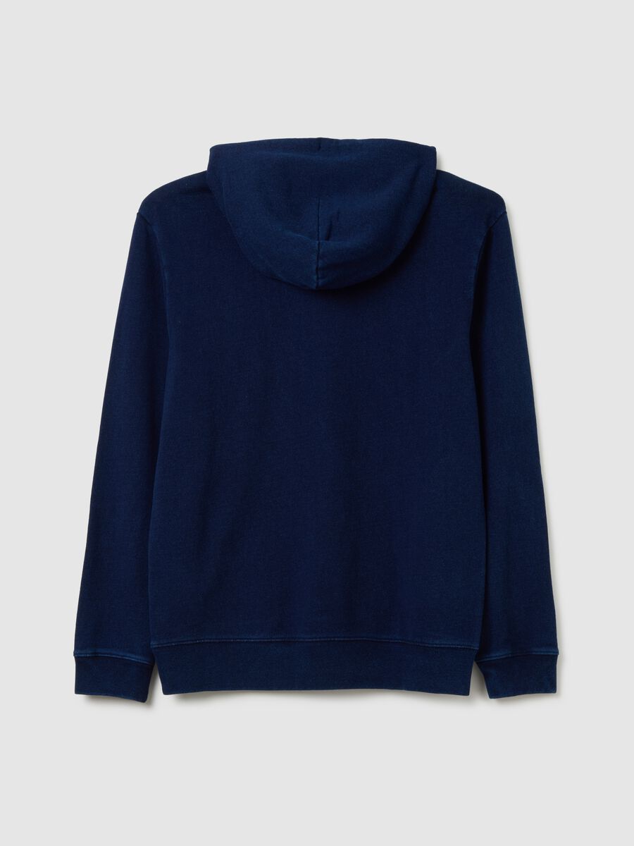 Felpa con cappuccio ricamo logo Uomo_1