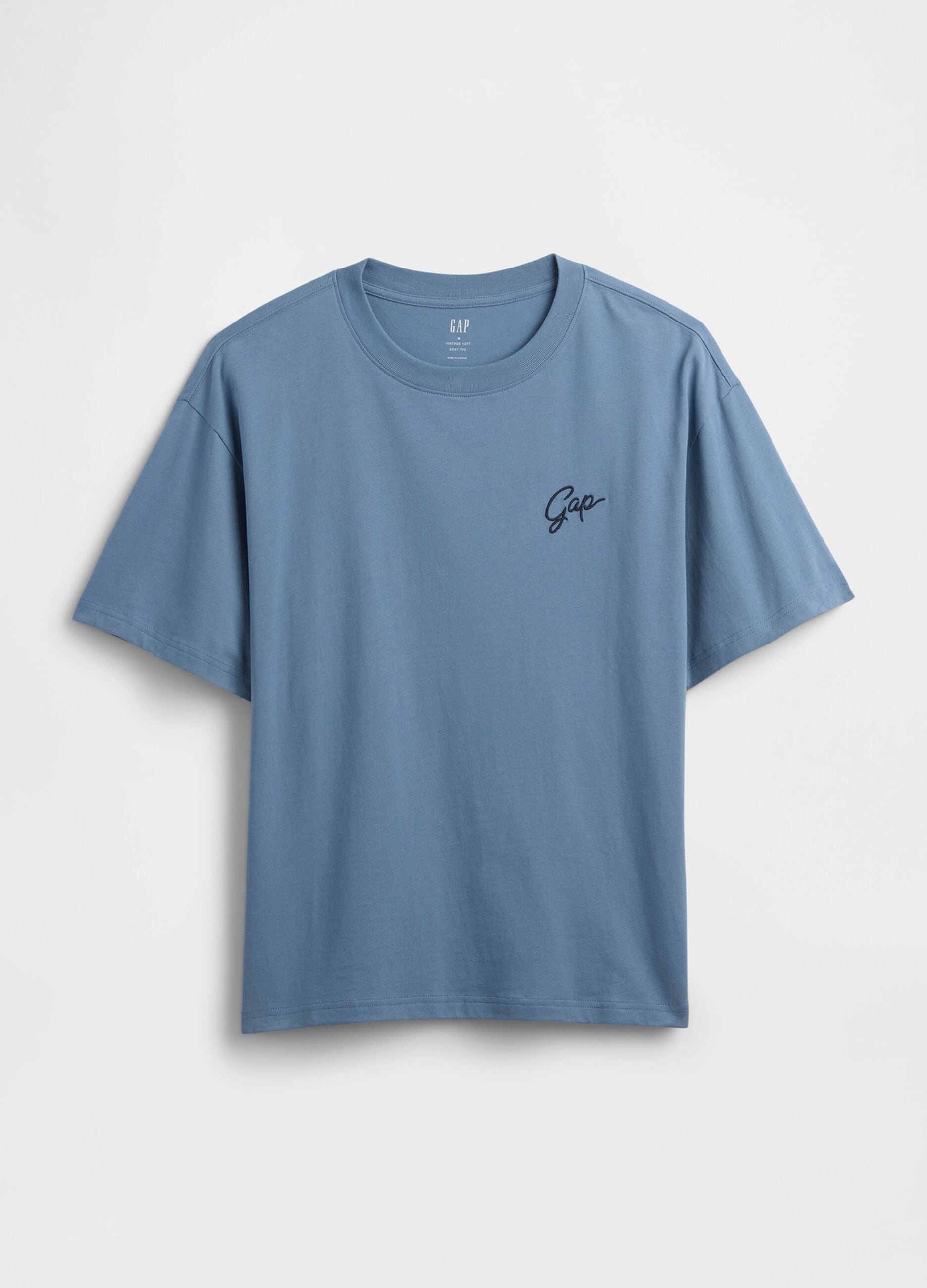T-shirt in cotone a maniche corte con logo GAP