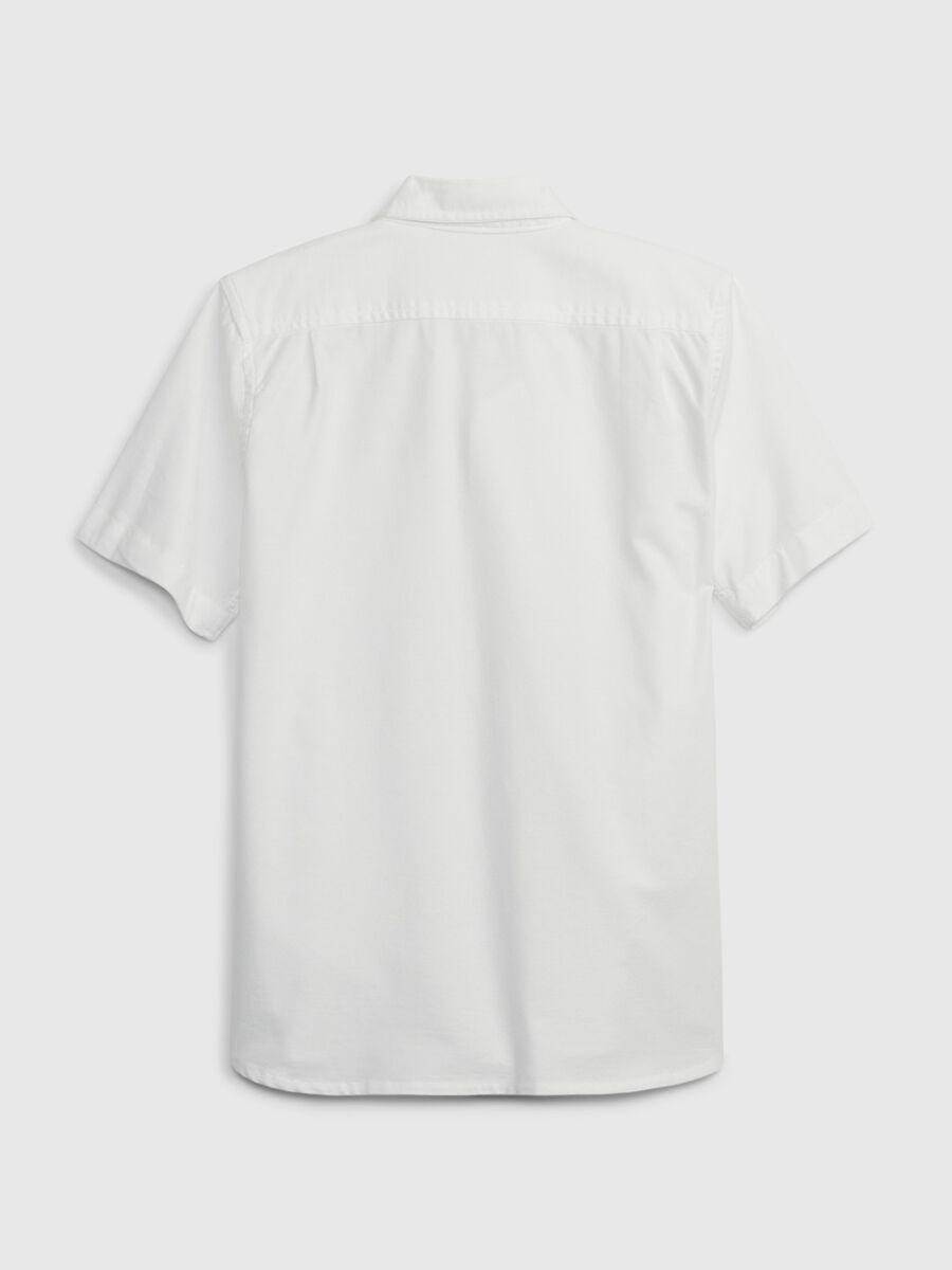 Camicia a maniche corte in cotone oxford Bambino_1