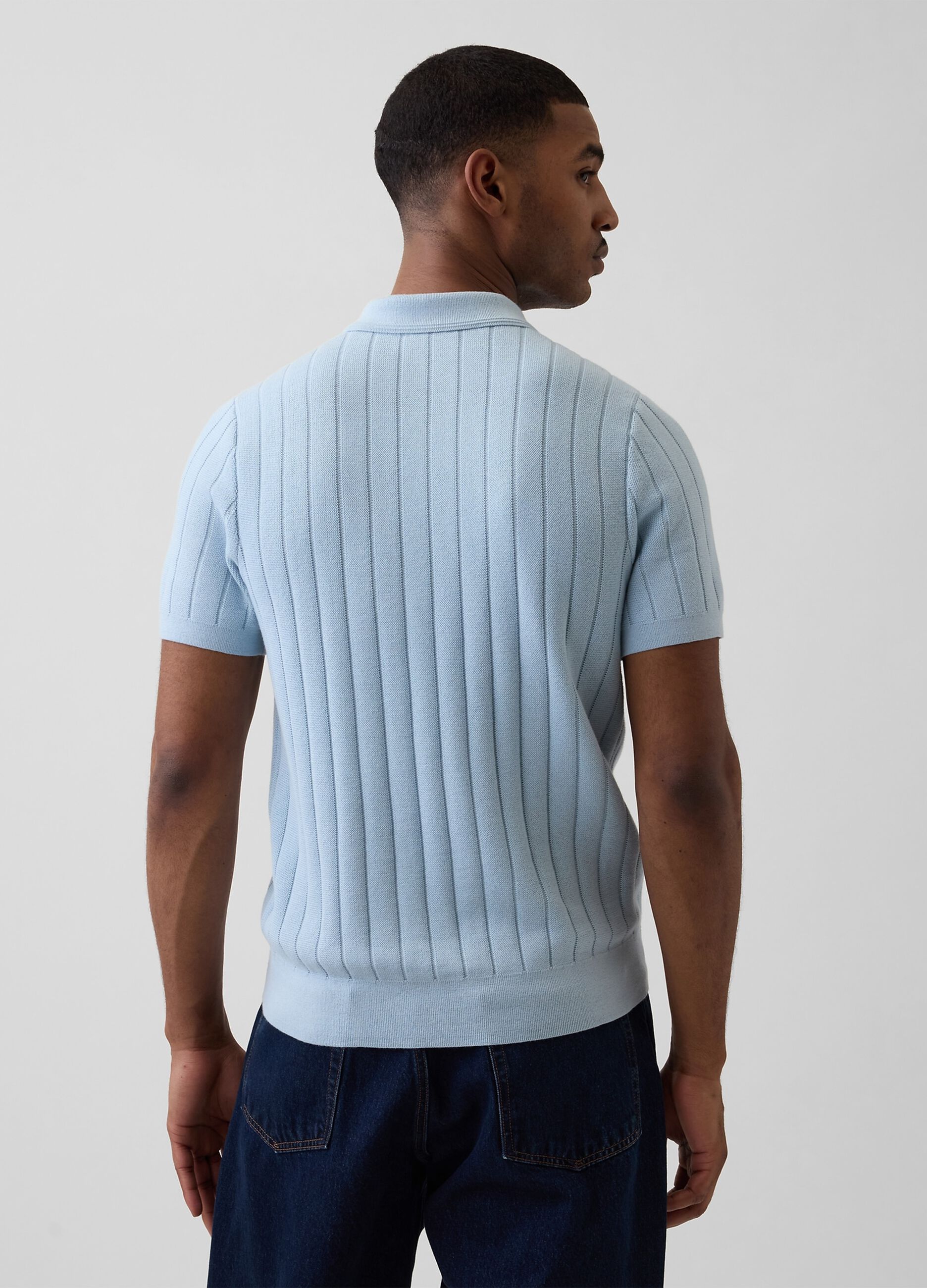 Polo in puro cotone a maniche corte