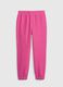 Joggers in pile tinta unita_1