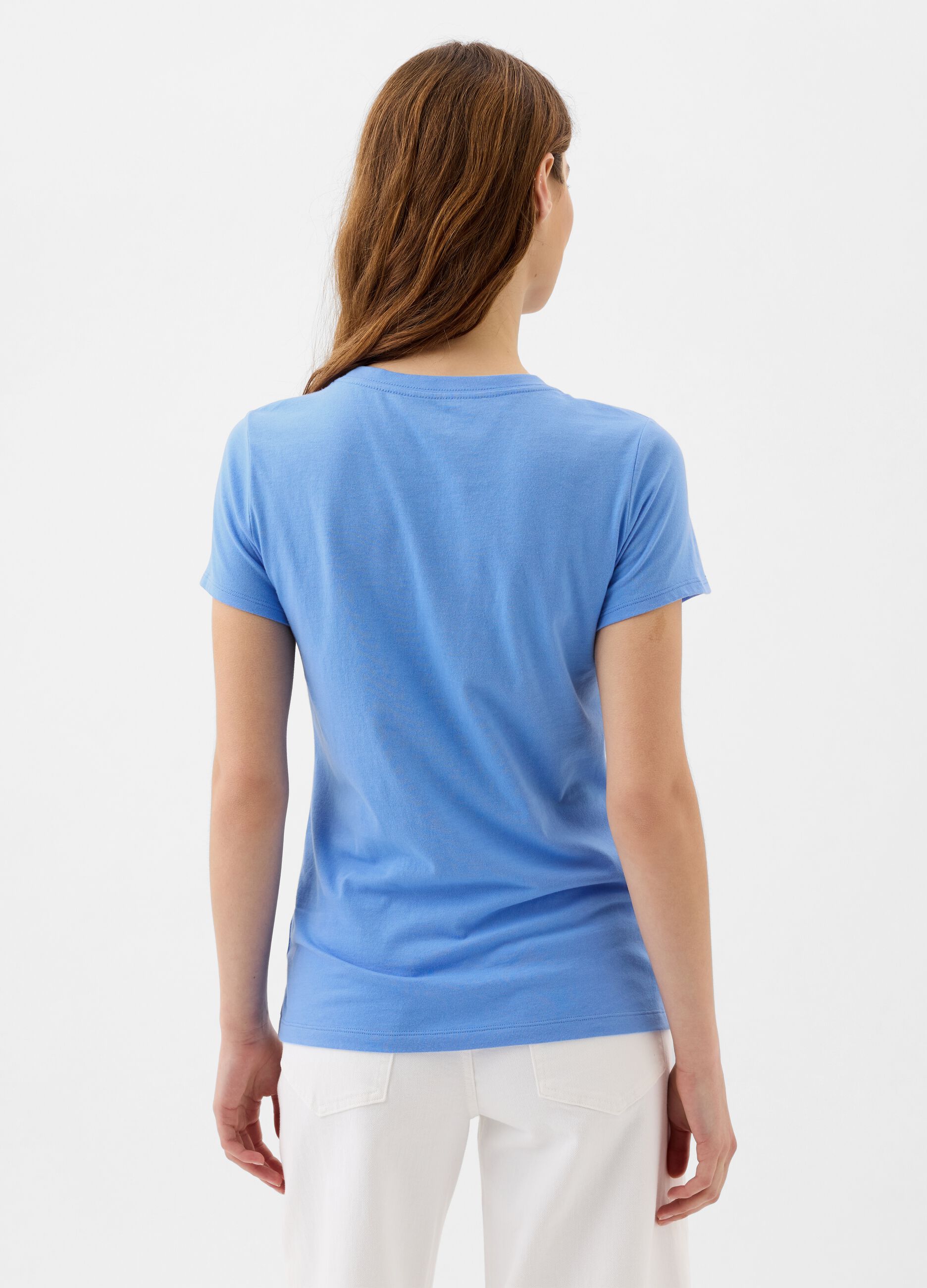 T-shirt stampa logo floreale_3