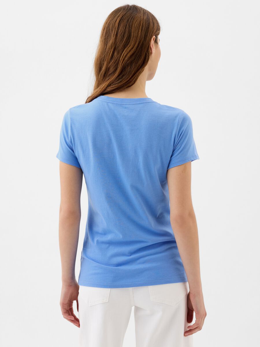 T-shirt stampa logo floreale Donna_3