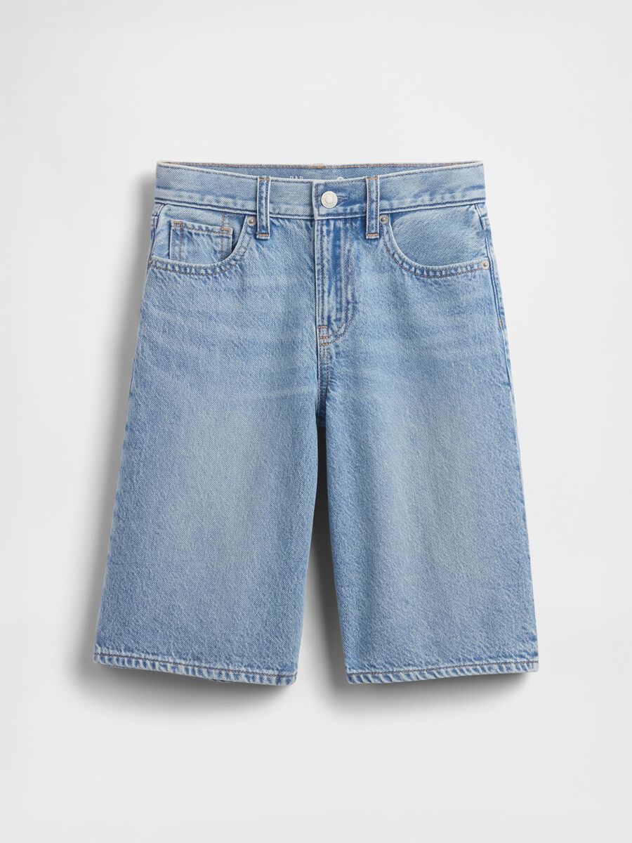 Shorts in denim Bambina_4
