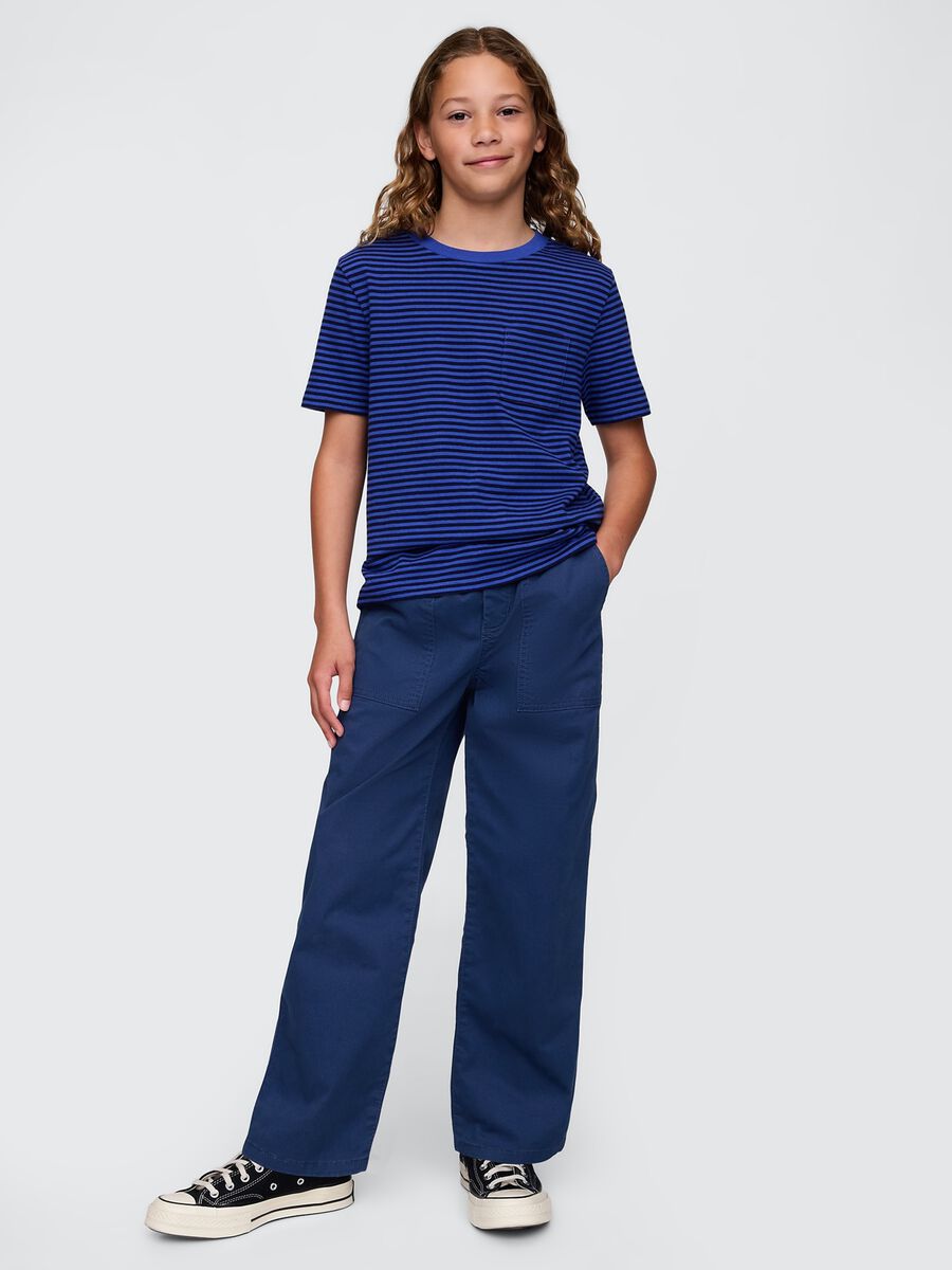 Children's blue long trousers Boy_0