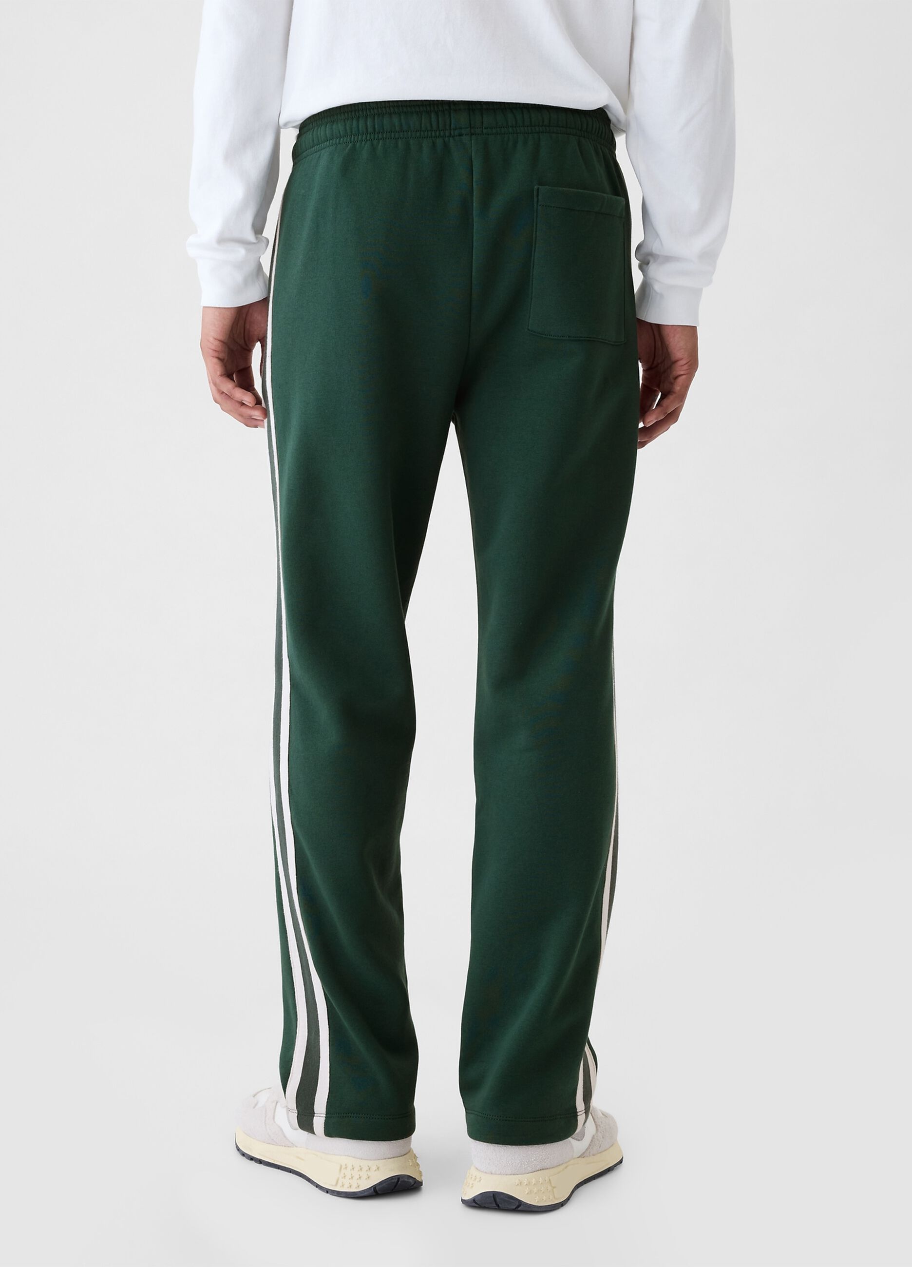 Joggers con bande rigate ricamo logo Athletic_2