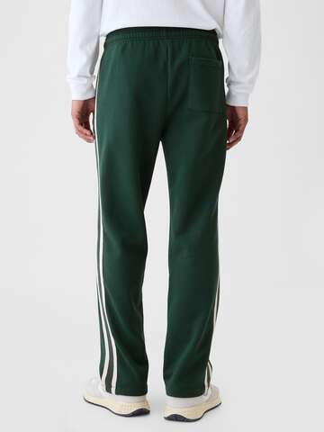 Joggers with striped bands and Athletic logo embroidery_2