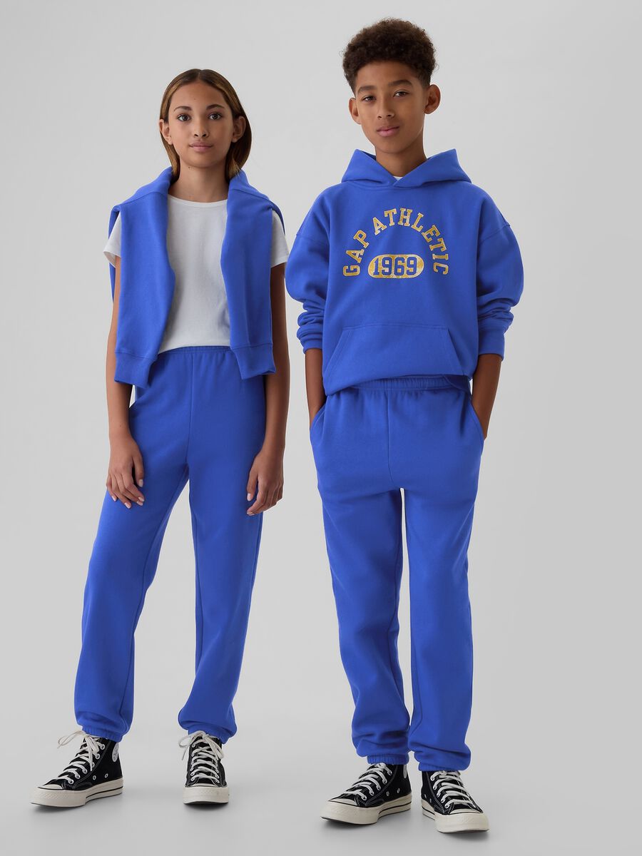 Joggers in felpa tinta unita Unisex_0