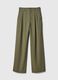 Wide-leg trousers with high waist and darts_5