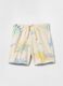 Shorts con stampa dinosauri_0