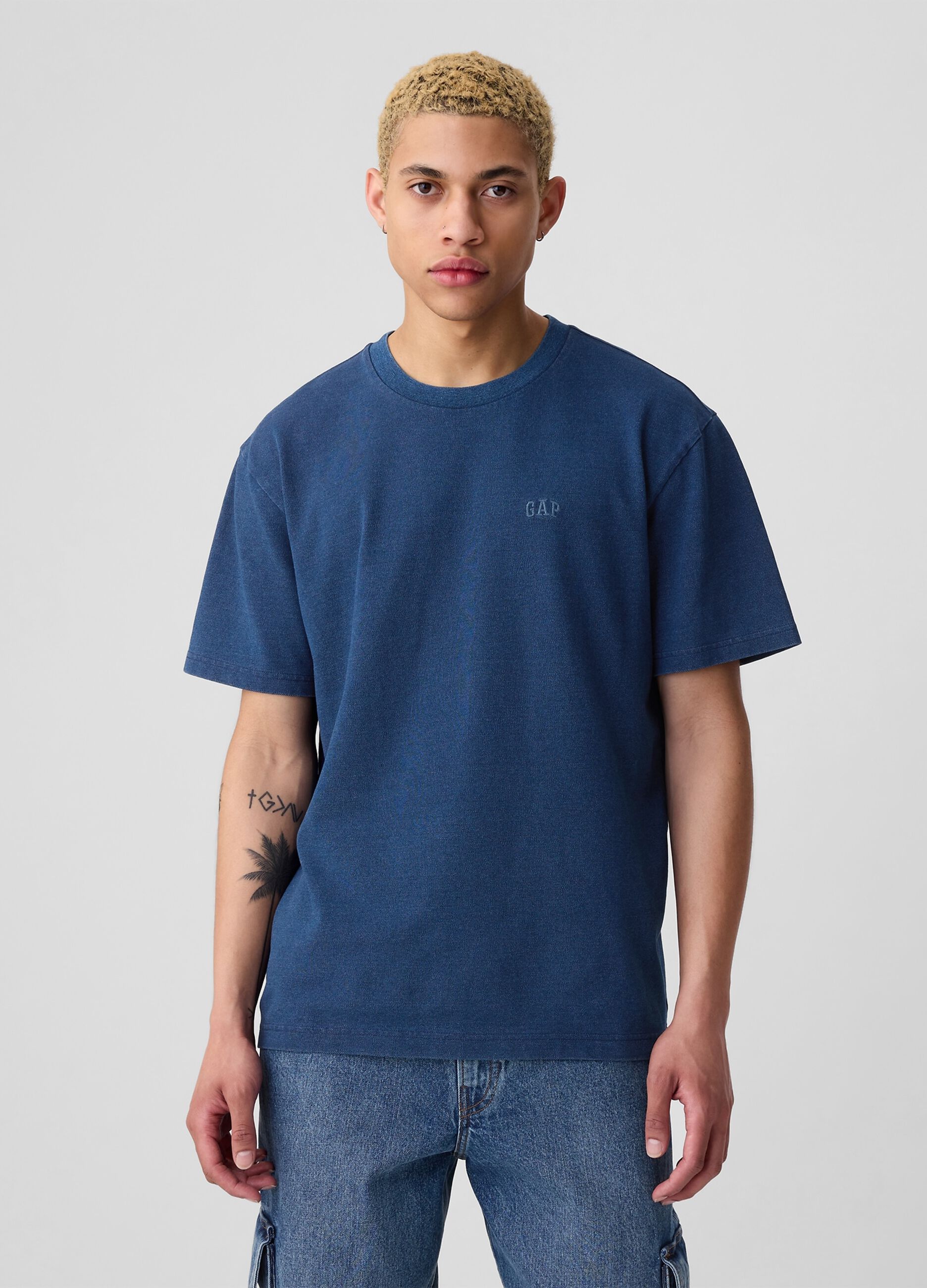 T-shirt relaxed fit ricamo mini logo