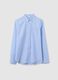 Blue Pure Cotton Shirt_0
