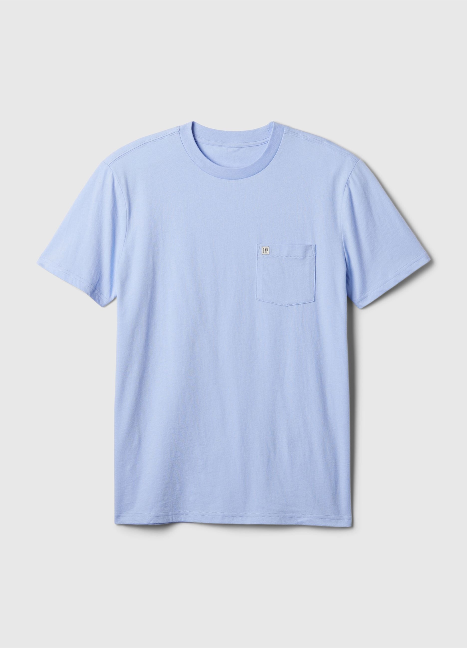 T-shirt in cotone con tasca_4