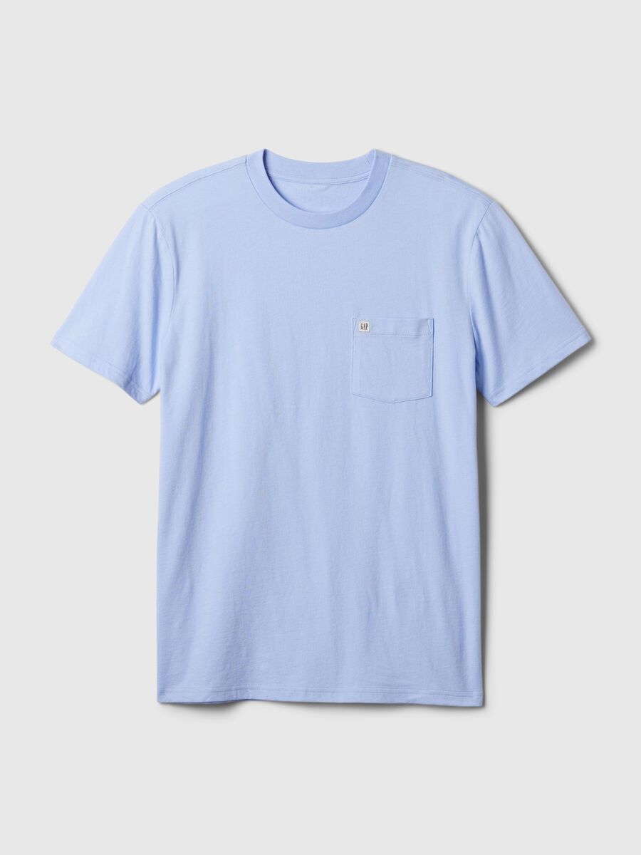 T-shirt in cotone con tasca Uomo_4