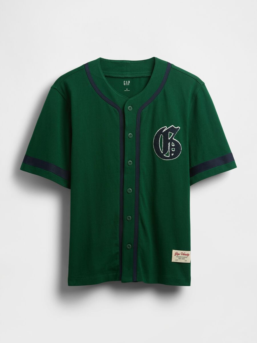 Maglia baseball in cotone Uomo_4