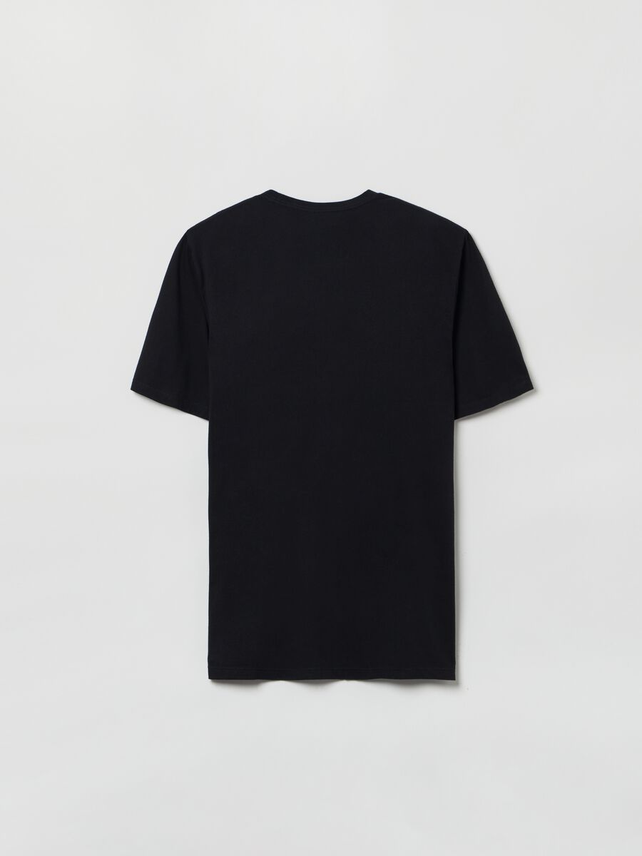 T-shirt girocollo in cotone Uomo_2
