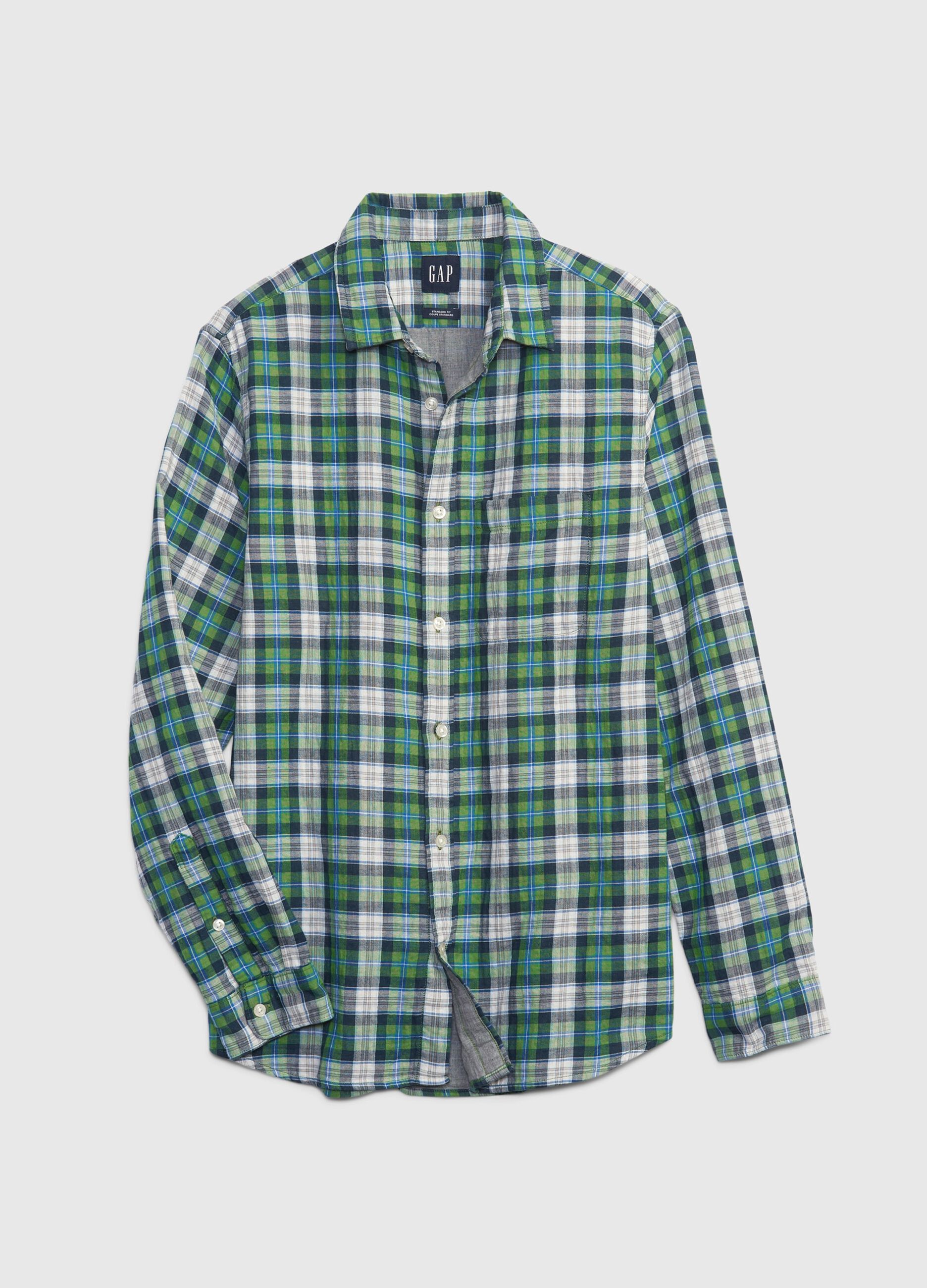 Checked shirt with pocket_2