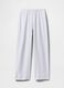 Striped linen and viscose palazzo trousers by Gap_6