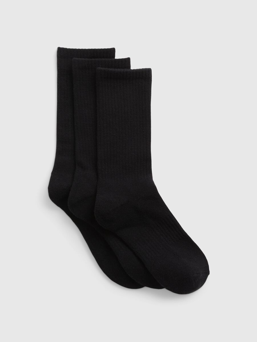 Three-pair pack short stretch socks Man_0