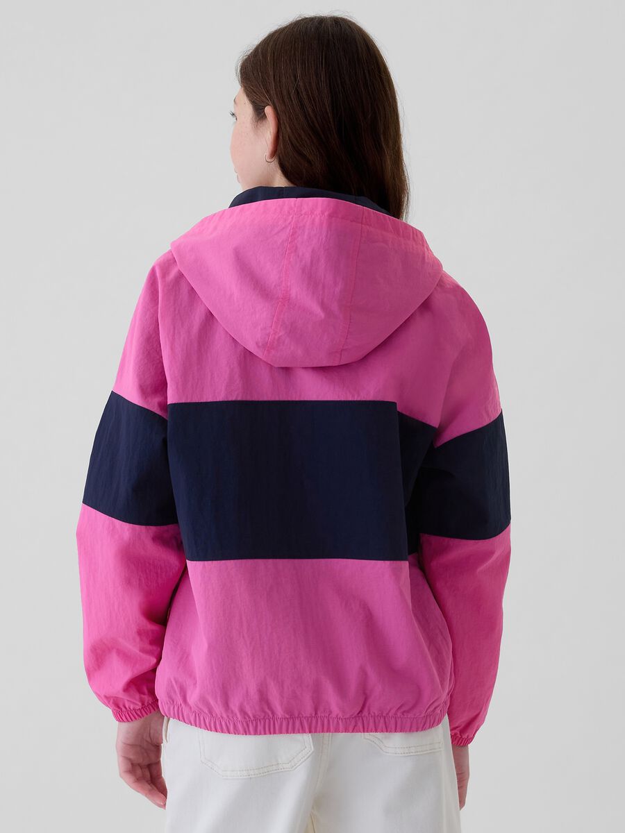 Giacca corta in nylon half-zip Bambina_2