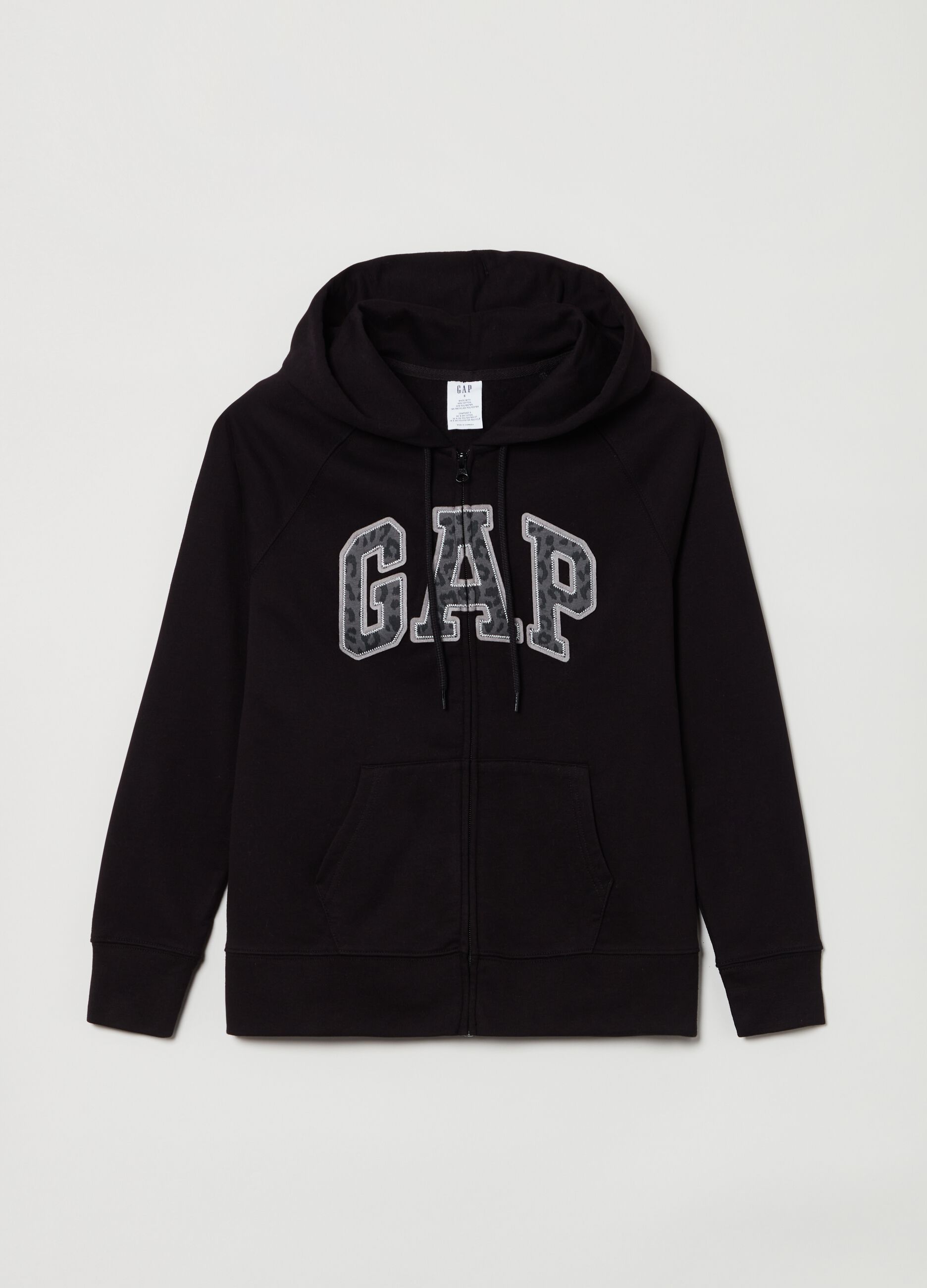 Full-zip con logo camouflage