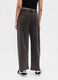 Pantaloni in misto cotone a gamba larga_2