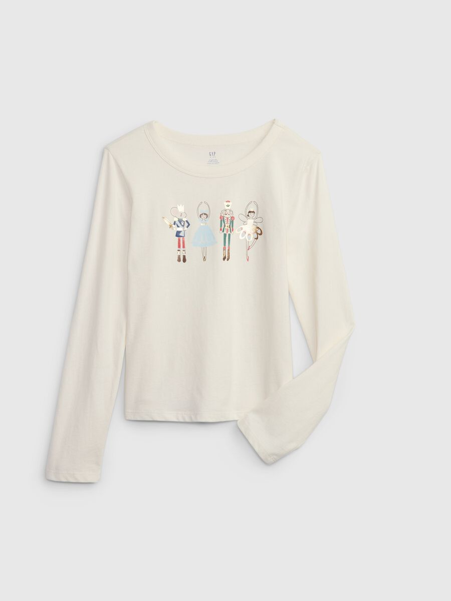 Long-sleeved T-shirt with print Girl_2