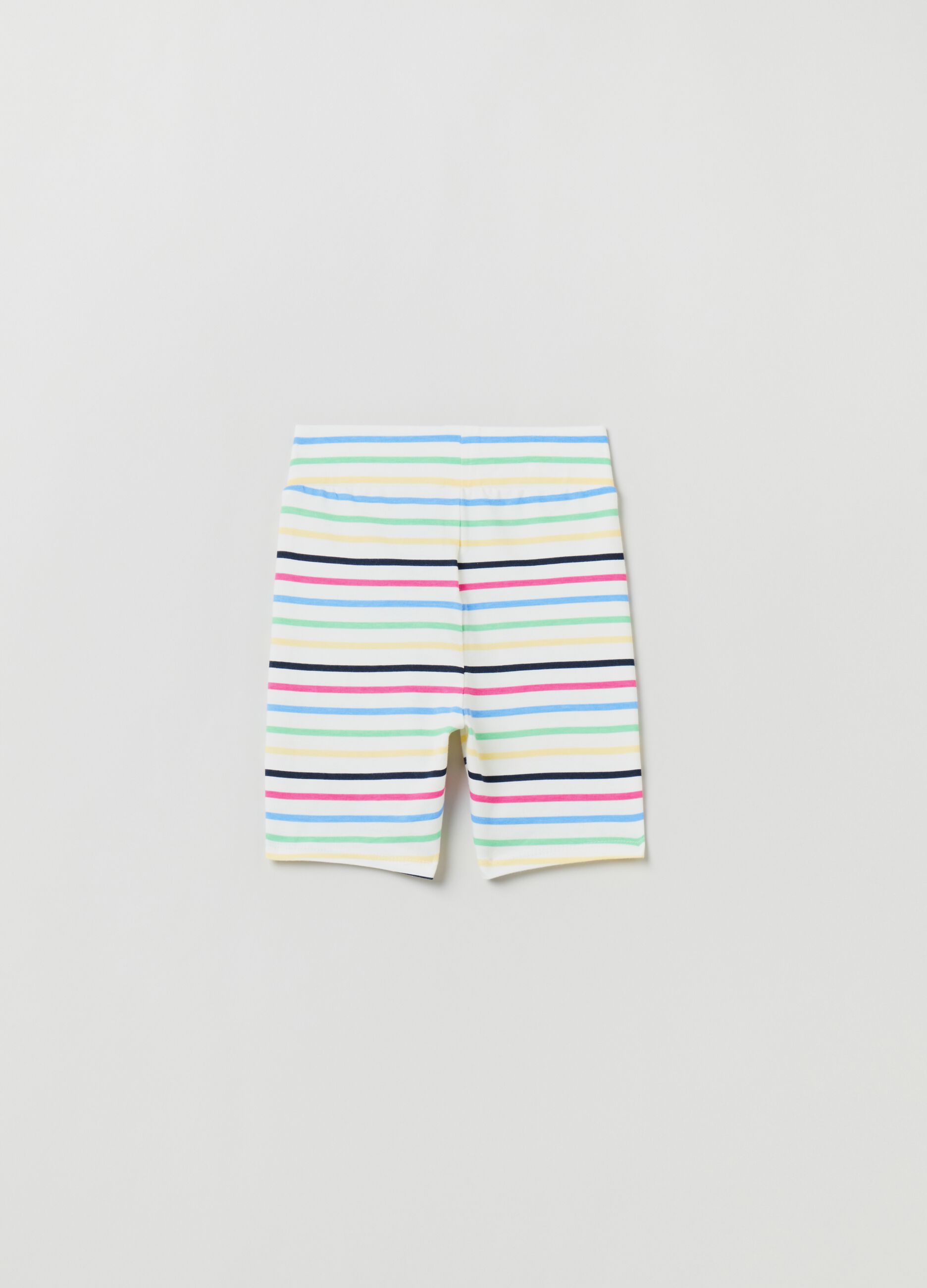 Striped patterned shorts_1