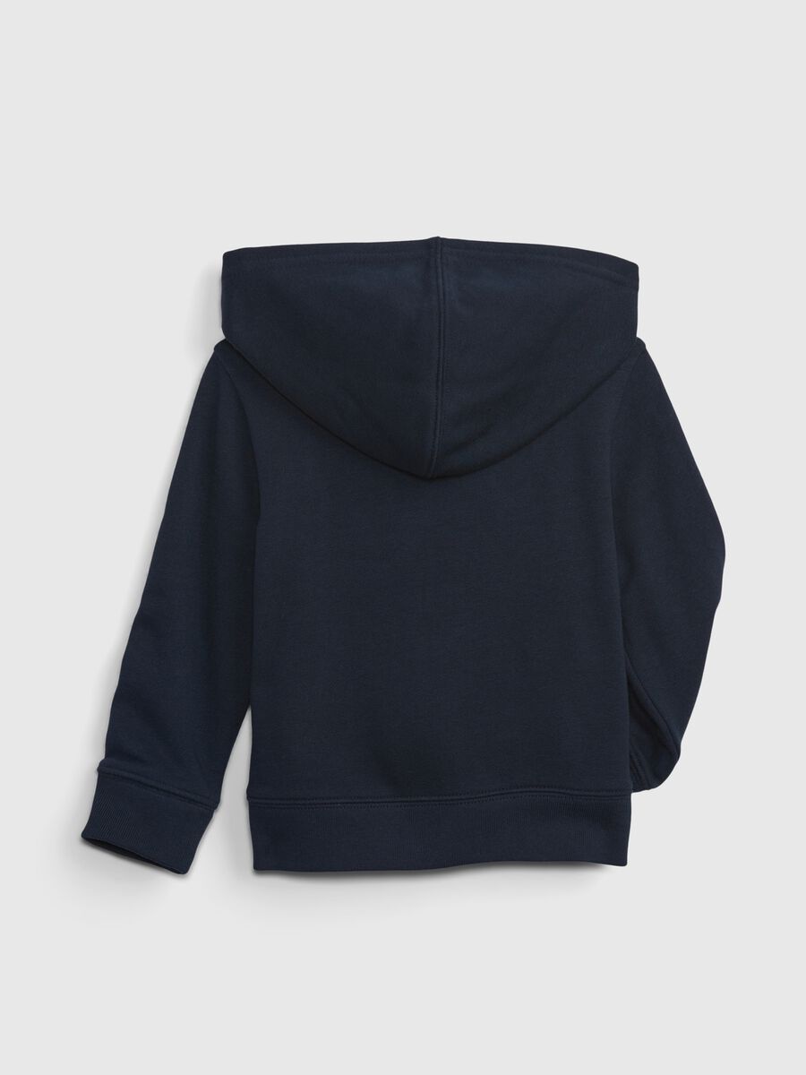 Full-zip con cappuccio e patch logo Bimba_1