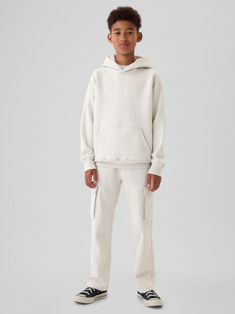 Joggers cargo in felpa Bambino_0